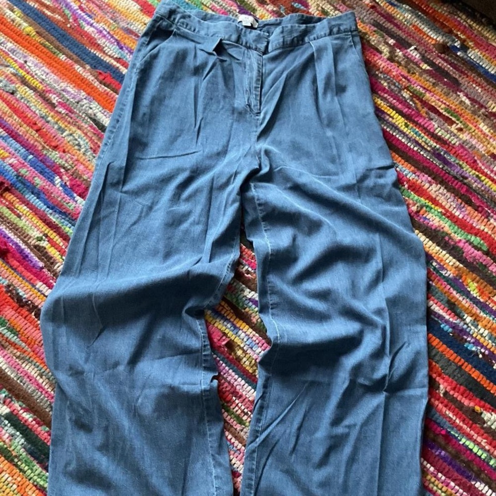 Halston Heritage Men's Slate Blue Chinos